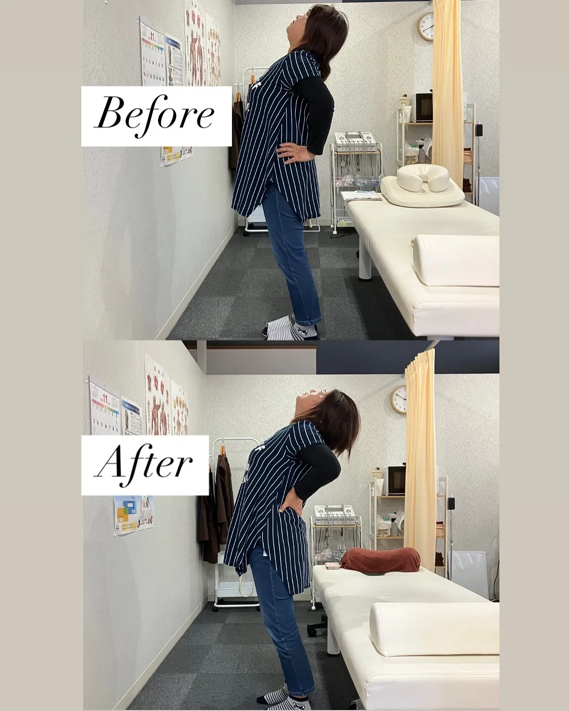 50代女性の腰可動域Before⇨After❗️